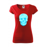 Tricou imprimat Dead Sea, pentru femei, rosu, 100% bumbac