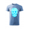 Tricou imprimat Dead Sea, pentru barbati, albastru deschis, 100% bumbac