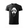 Tricou imprimat Reaper Scream, pentru barbati, negru, 100% bumbac