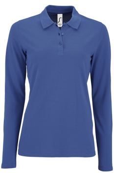 Tricou polo cu maneca lunga pentru femei SO02083 Perfect LSL, Royal Blue