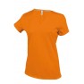 Tricou femei, bumbac 100%, Kariban KA381 V-Neck, Orange