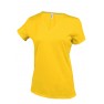 Tricou femei, bumbac 100%, Kariban KA381 V-Neck, Yellow