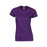 Tricou femei, bumbac 100%, Gildan GIL64000 Softstyle, purple