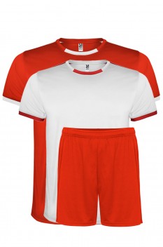 Set echipament sportiv unisex Racing, White/Red