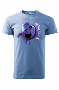 Tricou imprimat Cauldron Ghosts, pentru barbati, albastru deschis, 100% bumbac
