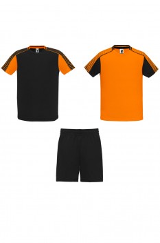 Set echipament sportiv unisex Juve, portocaliu/negru