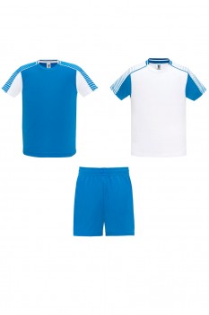 Set echipament sportiv copii Juve, alb/albastru royal