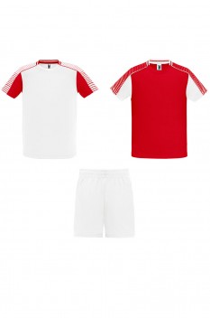 Set echipament sportiv copii Juve, alb/rosu