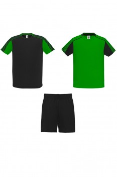 Set echipament sportiv copii Juve, verde tei/negru