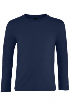 Tricou copii, bumbac 100%, Sol's Imperial Long Sleeve, french navy