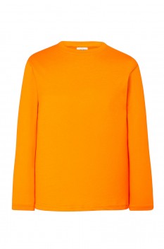 Tricou cu maneca lunga pentru copii, bumbac 100%, Sydney, orange