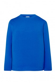 Tricou cu maneca lunga pentru copii, bumbac 100%, Sydney, royal blue