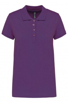 Tricou polo pentru femei, bumbac 100%, Kariban KA255, purple