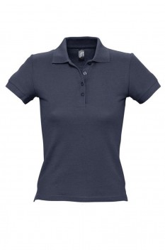Tricou polo femei, bumbac 100%, Sol's People, navy