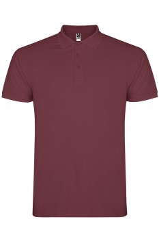 Tricou polo barbati, bumbac 100%, Roly Star, berry red