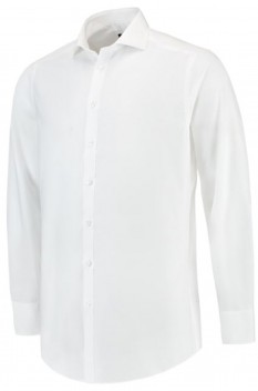 Camasa barbati Fitted Shirt T23, maneca lunga, alb