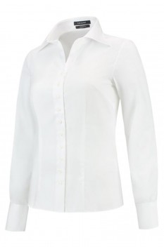 Camasa dama Fitted Shirt T22, maneca lunga, alb