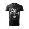 Tricou personalizat Ghost Rider, pentru barbati, negru, 100% bumbac