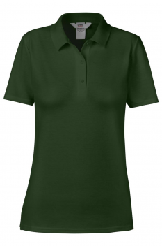 Tricou polo femei, bumbac 100%, Anvil Double Pique, forest green